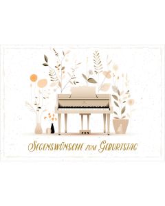 Postkarte 'Segenswünsche zum Geburtstag' 12x