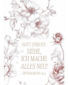 Poster A2 'Gott spricht: Siehe, ich mache alles neu! Offenbarung 21,5
