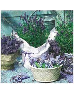 Servietten-Set 'Lavendel - Foto'
