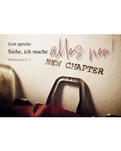 Poster A3 'Gott spricht: Siehe, ich mache alles..'