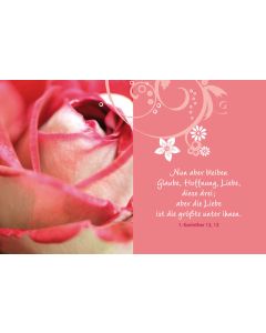 Mutmacher-Postkarte 'Geliebt'