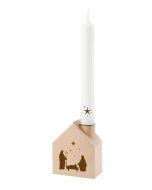 Holzhaus Krippe