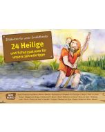 24 Heilige und Schutzpatrone für unsere Jahreskrippe. Kamishibai Bildkartenset.