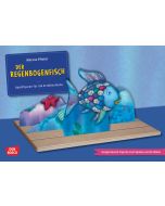 Der Regenbogenfisch, mit schillernden Schuppen. Erzählschienen-Figurenset