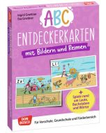 Abc-Entdeckerkarten mit Bildern und Reimen
