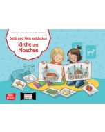 Betül und Nele entdecken Kirche und Moschee. Kamishibai Bildkartenset