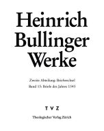 Bullinger, Heinrich: Werke