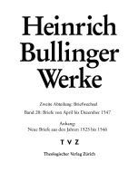 Briefe von April bis Dezember 1547