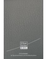 Elberfelder Studienbibel, Leder, mit Sprachschlüssel und Handkonkordanz