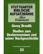 Studien zum Deuteronomium und seiner Nachgeschichte