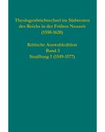 Theologenbriefwechsel im Südwesten des Reichs in der Frühen Neuzeit (1550-1620)