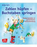 Zahlen hüpfen - Buchstaben springen