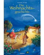 Die Weihnachtsgeschichte. Ein Adventskalender mit einem großen Fensterbild