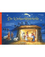 Die Weihnachtsgeschichte. Ein Folien-Adventskalender zum Vorlesen und Gestalten eines Fensterbildes
