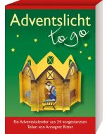 Adventslicht - to go. Ein Adventskalender aus 24 vorgestanzten Teilen