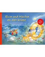 Rica und Mischa an der Krippe